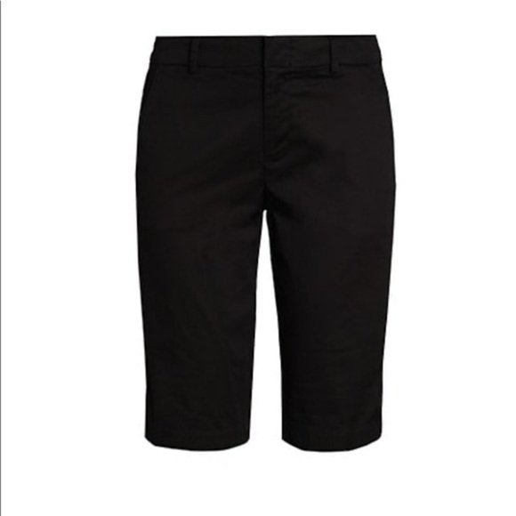 Vince Side Buckle Black Cargo Bermuda Chino Short in size 2 - Picture 2 of 8